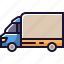 moving, truck, vehicle 