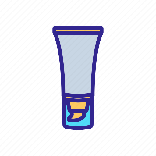 Body, cosmetic, facial, moisturizer, package, toothpaste, tube icon - Download on Iconfinder