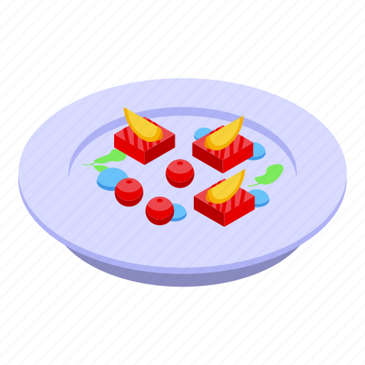 Sweet, molecular, cuisine, isometric icon - Download on Iconfinder
