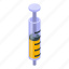 syringe, molecular, cuisine, isometric 