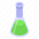 chemical, flask, molecular, cuisine, isometric