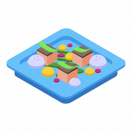 Food, molecular, cuisine, isometric icon - Download on Iconfinder