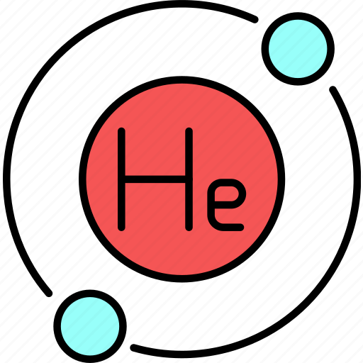 Helium, molecule, formule icon - Download on Iconfinder