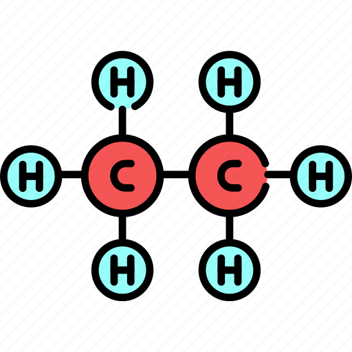 Atom, ethane, molecule icon - Download on Iconfinder