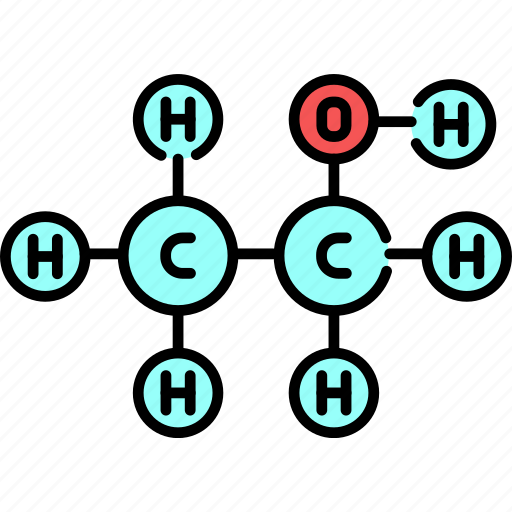 Ethanol, alcohol, molecule icon - Download on Iconfinder