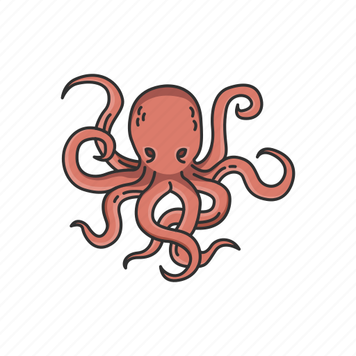 Animal, marine animal, mollusc, mollusk, octopus, tentacles icon - Download on Iconfinder