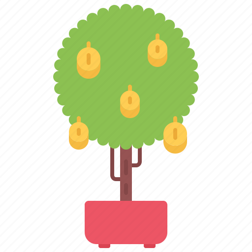 Coin, economy, finance, money, profit, tree icon - Download on Iconfinder
