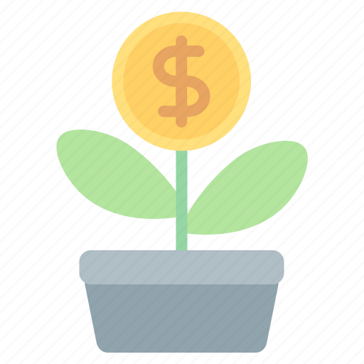 Money, plant, bank, investment, business, currency, invest icon - Download on Iconfinder
