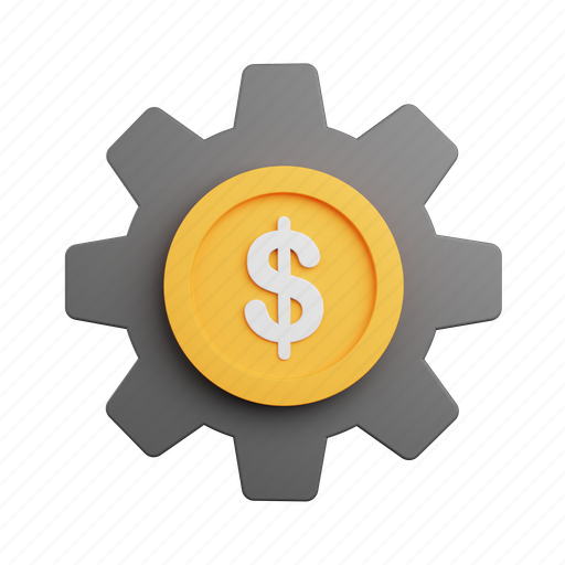 Money management, dollar, currency, finance, money 3D illustration - Download on Iconfinder