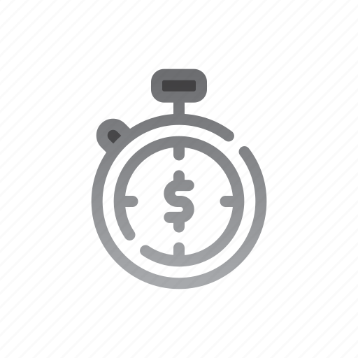 Chronometer, time, is, money, stopwatch, dollar, clock icon - Download on Iconfinder