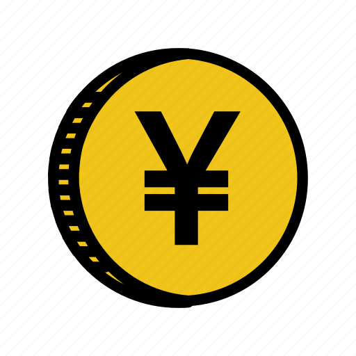 Cash, coin, currency, gold, japan, money, yen icon - Download on Iconfinder