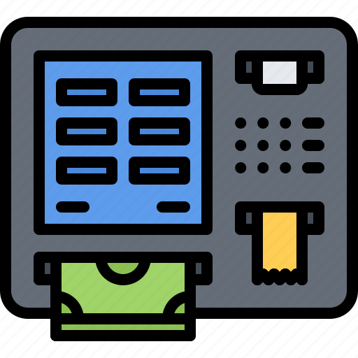 Atm, bank, card, credit, finance, money, note icon - Download on Iconfinder