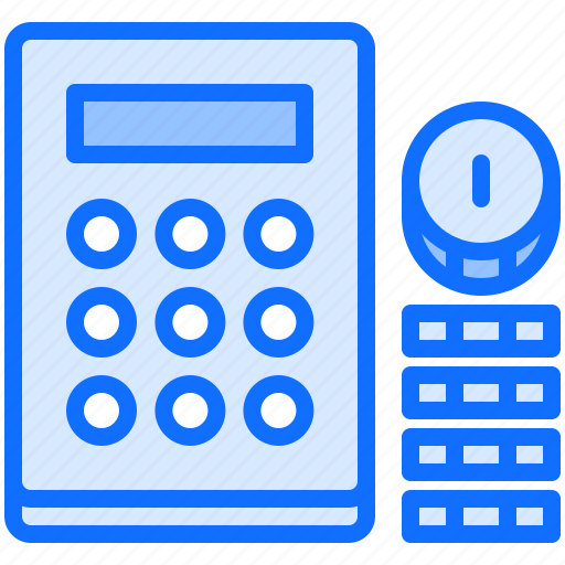 Banking, calculation, calculator, coin, economy, finance, money icon - Download on Iconfinder
