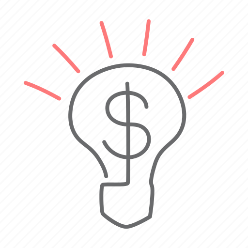 Finance, idea, bulb, dollar, light, money icon - Download on Iconfinder