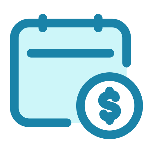 Calendar, money, financial, finance, date icon - Free download