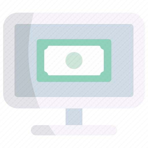 Monitor, screen, computer, digital money icon - Download on Iconfinder