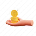 finance, currency, coin, payment, hand, hold coin