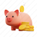 pig, money, coins, savings, cash, piggy, bank