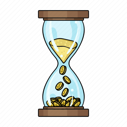 Business, clock, finance, hourglass, money, time icon - Download on Iconfinder