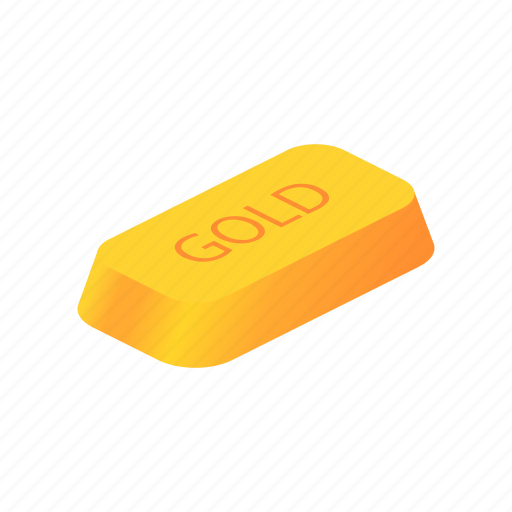 Bar, business, finance, gold, isometric, money icon - Download on Iconfinder