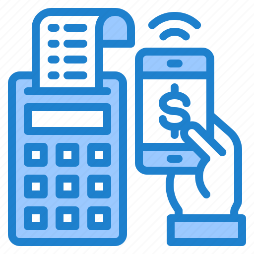 Cashier, bill, money, mobilephone, payment icon - Download on Iconfinder