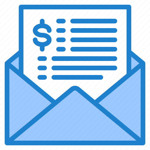 Mail, bill, money, receipt, envolope icon - Download on Iconfinder