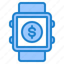 smartwatch, money, pay, payment, clock