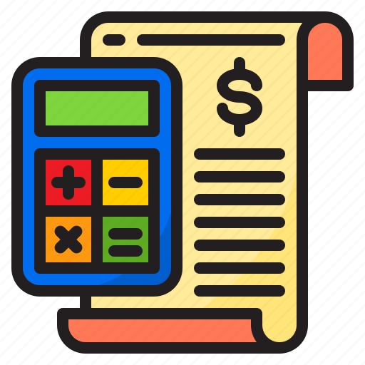 Calculator, bill, receipt, money, payment icon - Download on Iconfinder