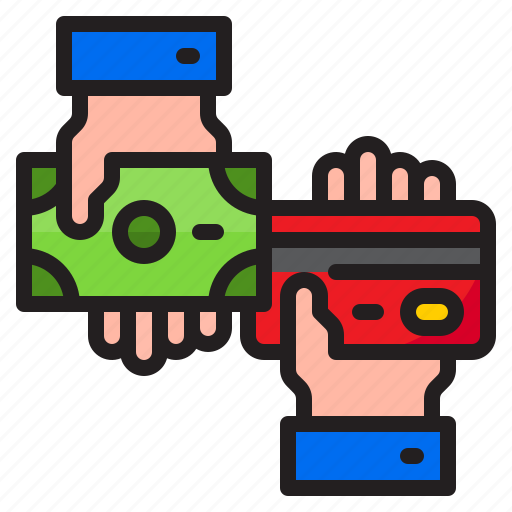 Payment, money, hand, finance, credit, card icon - Download on Iconfinder
