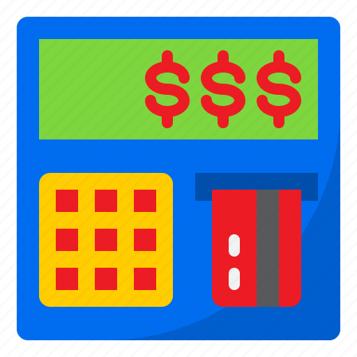 Atm, credit, card, payment, machine, money icon - Download on Iconfinder