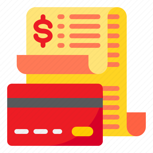 Credit, card, bill, payment, receipt, money icon - Download on Iconfinder