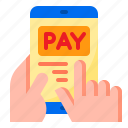 mobilephone, pay, money, payment, hand 