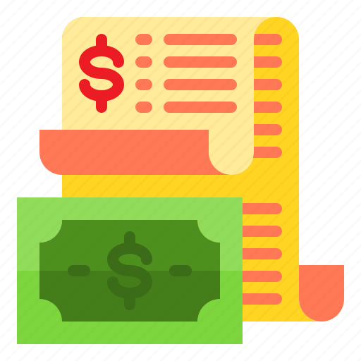 Money, finance, receipt, bill, payment icon - Download on Iconfinder
