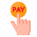pay, payment, shopping, online, money, button 
