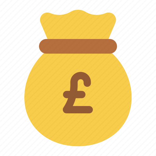 Money, bag, pound, poundsterling, payment, currency icon - Download on Iconfinder