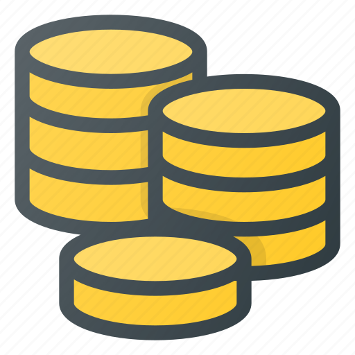 Coins, currency, finance, money, stack icon - Download on Iconfinder