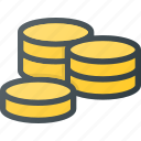 coins, currency, finance, money, stack