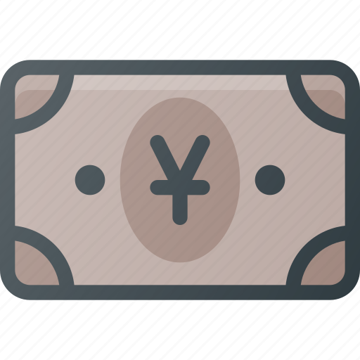 Bill, cash, money, yen icon - Download on Iconfinder