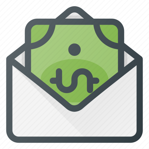 Bill, envelope, money, payment, send icon - Download on Iconfinder