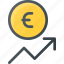 coins, currency, euro, finance, increase, money, stock 