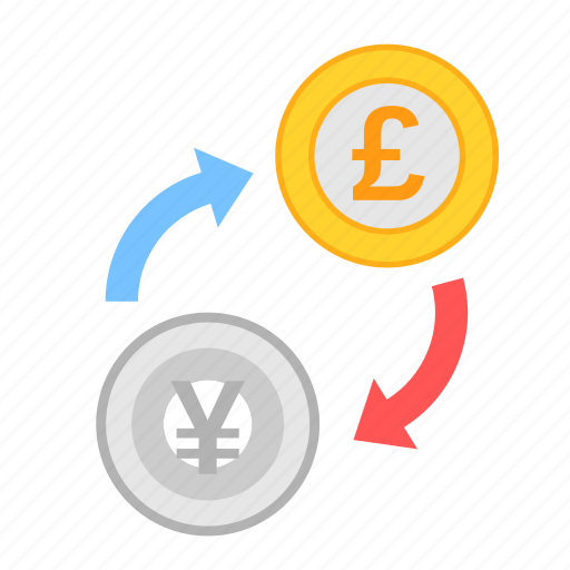 Coin, currency, exchange, money, payment, poundsterling, yen icon - Download on Iconfinder