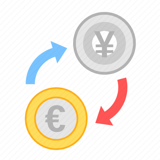 Coin, currency, euro, exchange, money, payment, yen icon - Download on Iconfinder