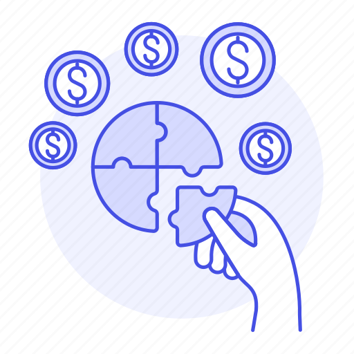 Coin, finance, jigsaw, management, money, protection, puzzle icon - Download on Iconfinder