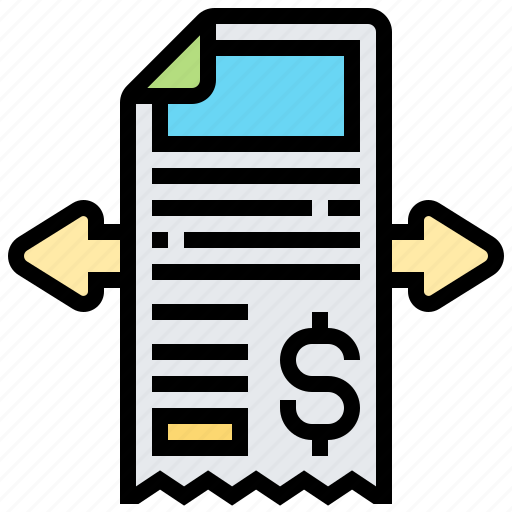 Bill, expense, payment, receive, taxation icon - Download on Iconfinder