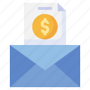 envelope, business, finance, payment, cash