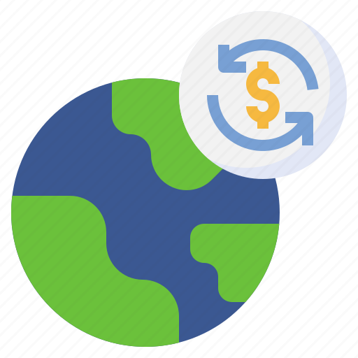 Globe, benefit, business, finance, cash icon - Download on Iconfinder