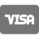 visa, credit card