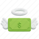 flying, money, banknote, finance, cash, currency, payment, 3d, element 