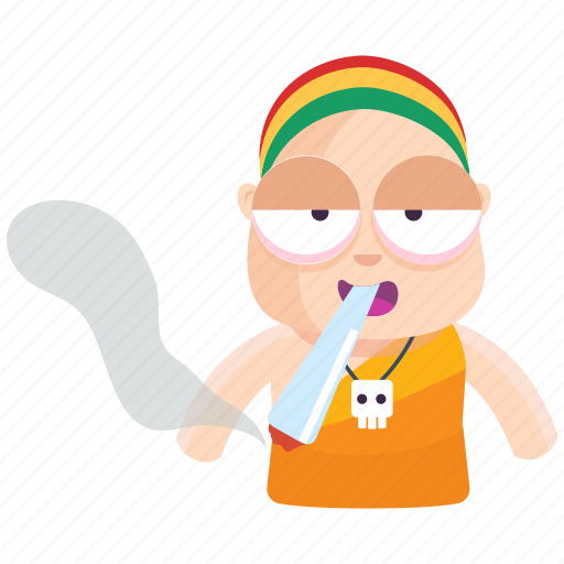 Emoji, emoticon, monk, smiley, smoker, sticker icon - Download on Iconfinder