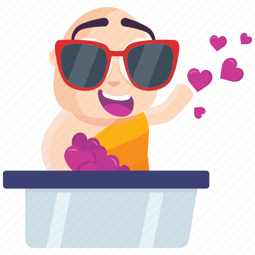 Emoji, emoticon, love, monk, smiley, spread, sticker icon - Download on Iconfinder